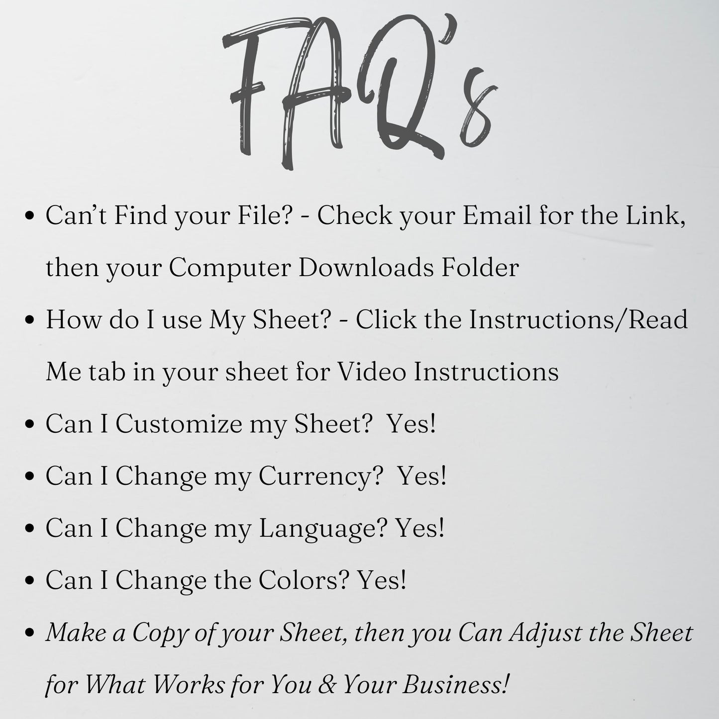 First Apartment Checklist Google Sheets and Excel Spreadsheet Template
