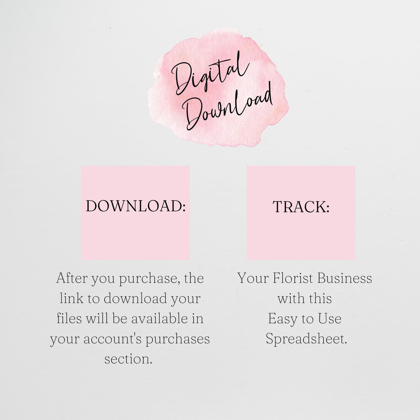 Florist Business Planner Template Bundle Google Sheet and Excel Spreadsheet