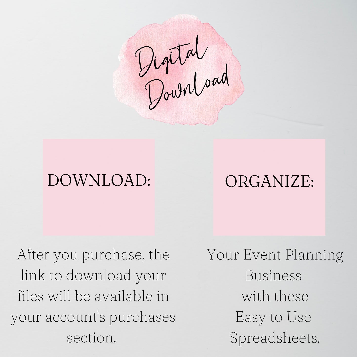 Event Planning Business Template Bundle Google Sheet and Excel Spreadsheet
