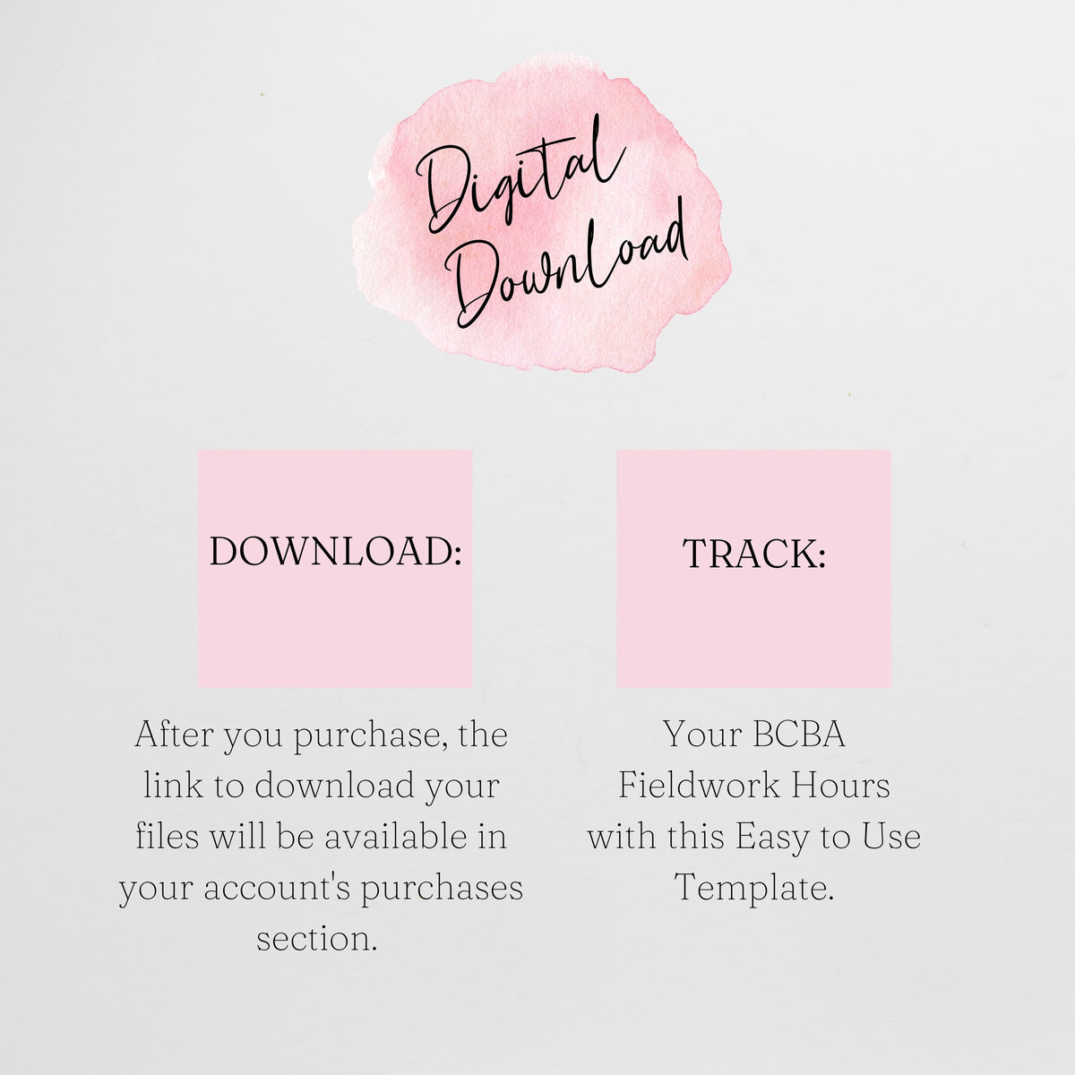 BCBA Fieldwork Hours Tracker Spreadsheet | BACB Supervised Fieldwork Log | BCaBA & RBT Hours Tracker | Google Sheets & Excel Spreadsheet Template