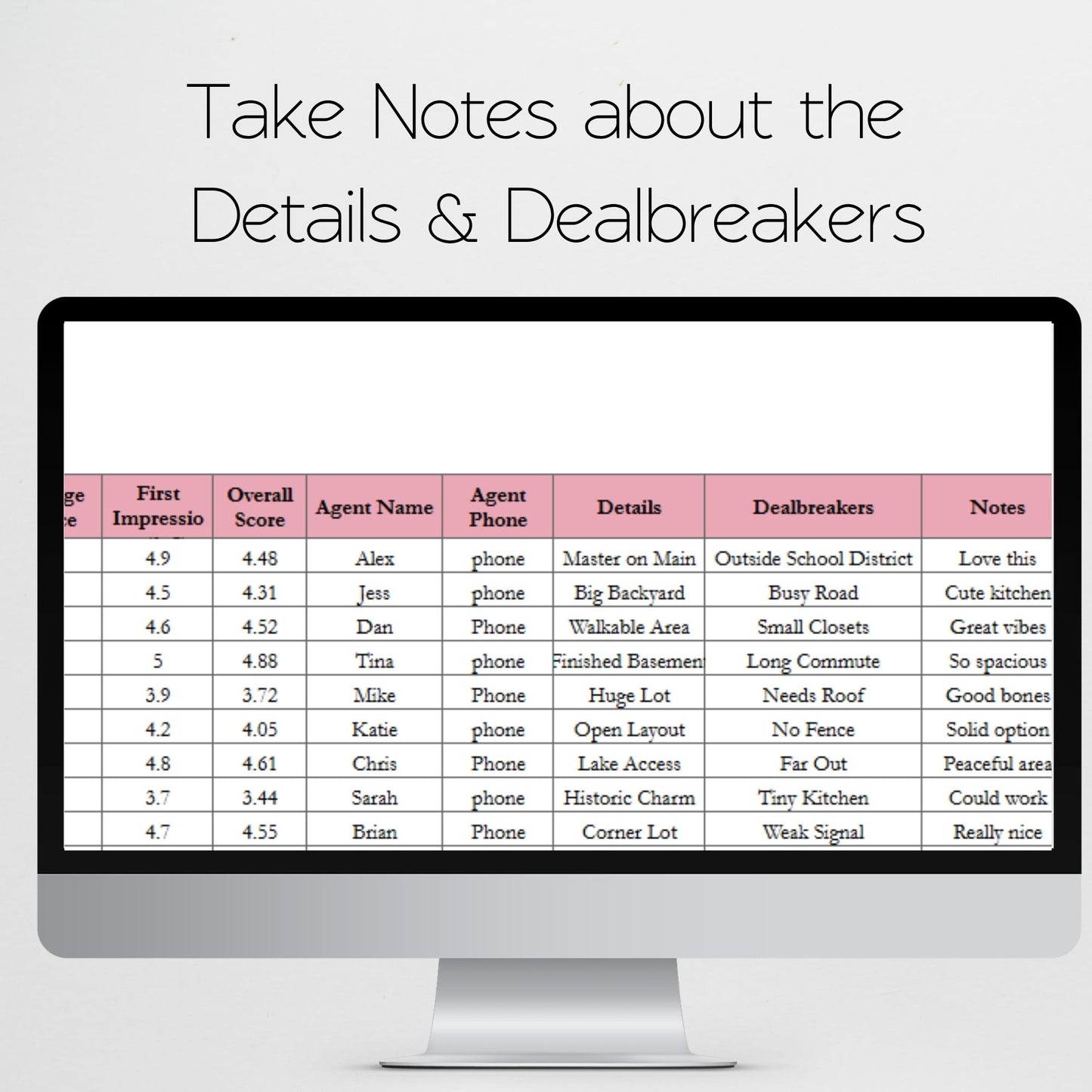House Hunting Spreadsheet & Home Comparison Chart – Real Estate Template for Home Buying, First‑Time Buyers, and Investment Property Planning for Google Sheets and Excel