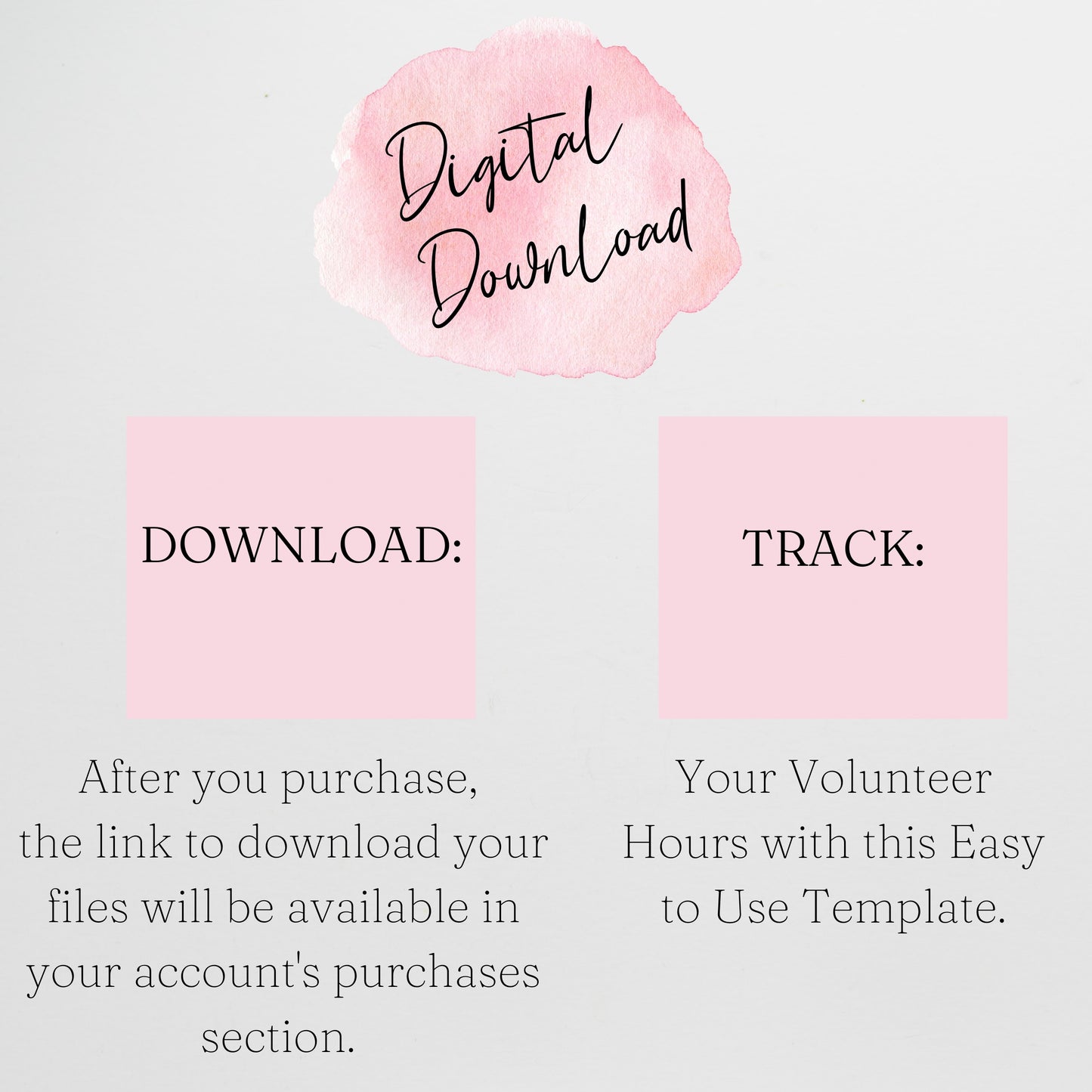 Volunteer Hours Log Template Google Sheets and Excel Spreadsheet