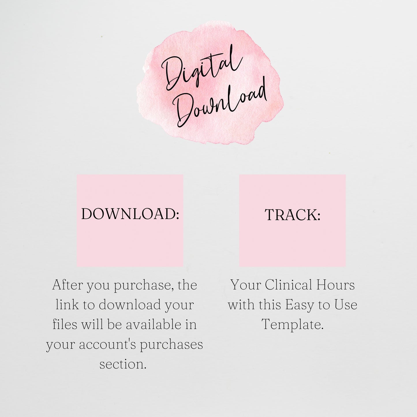 Clinical Hours Tracker Template Excel Spreadsheet and Google Sheets