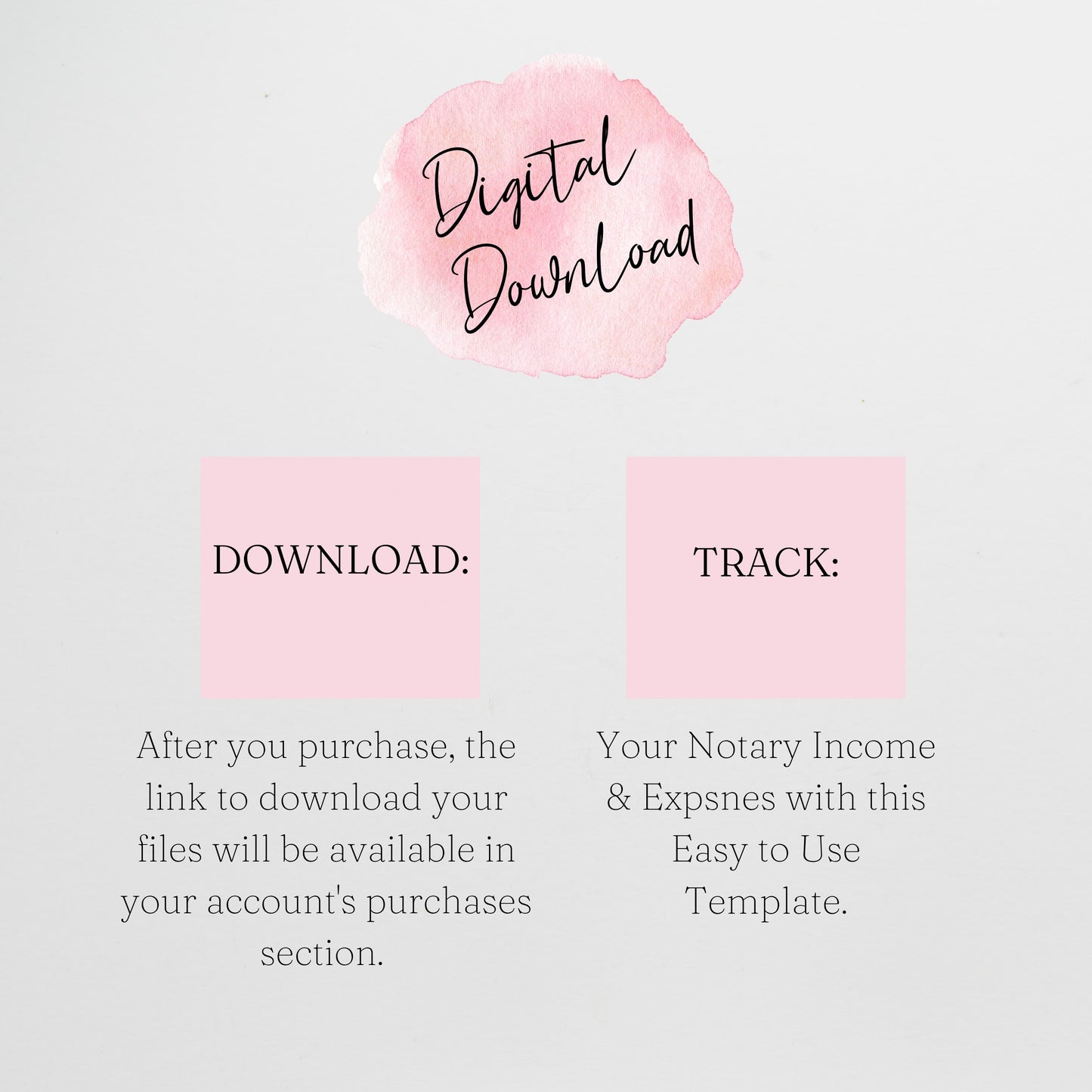 Notary Bookkeeping Template Google Sheets and Excel Spreadsheet