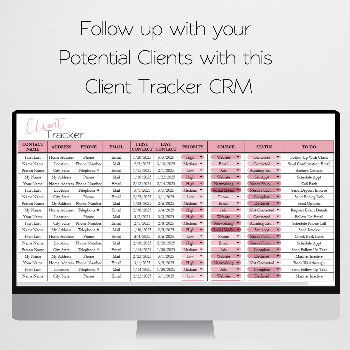 Catering Business Planner Template Bundle Google Sheet and Excel Spreadsheet