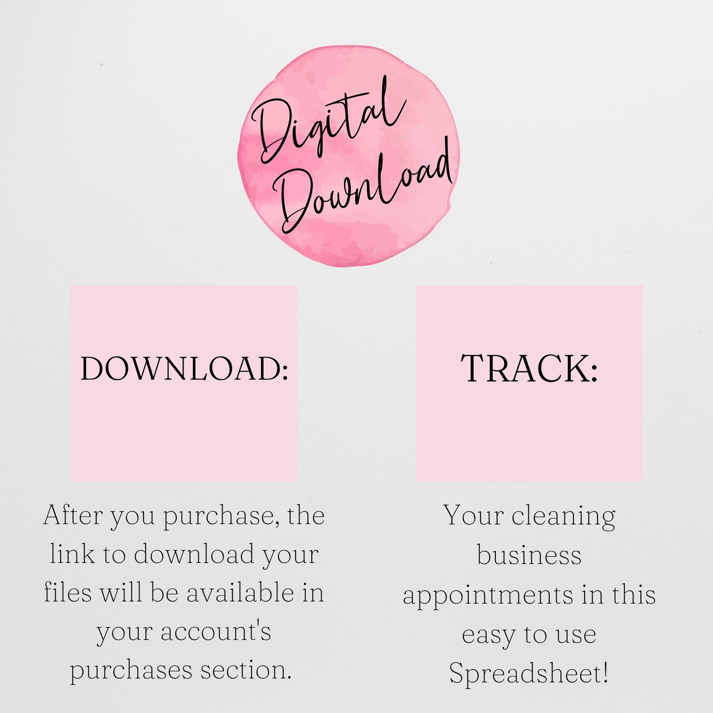 Cleaning Business Appointment Tracker Template Google Sheets and Excel Spreadsheet