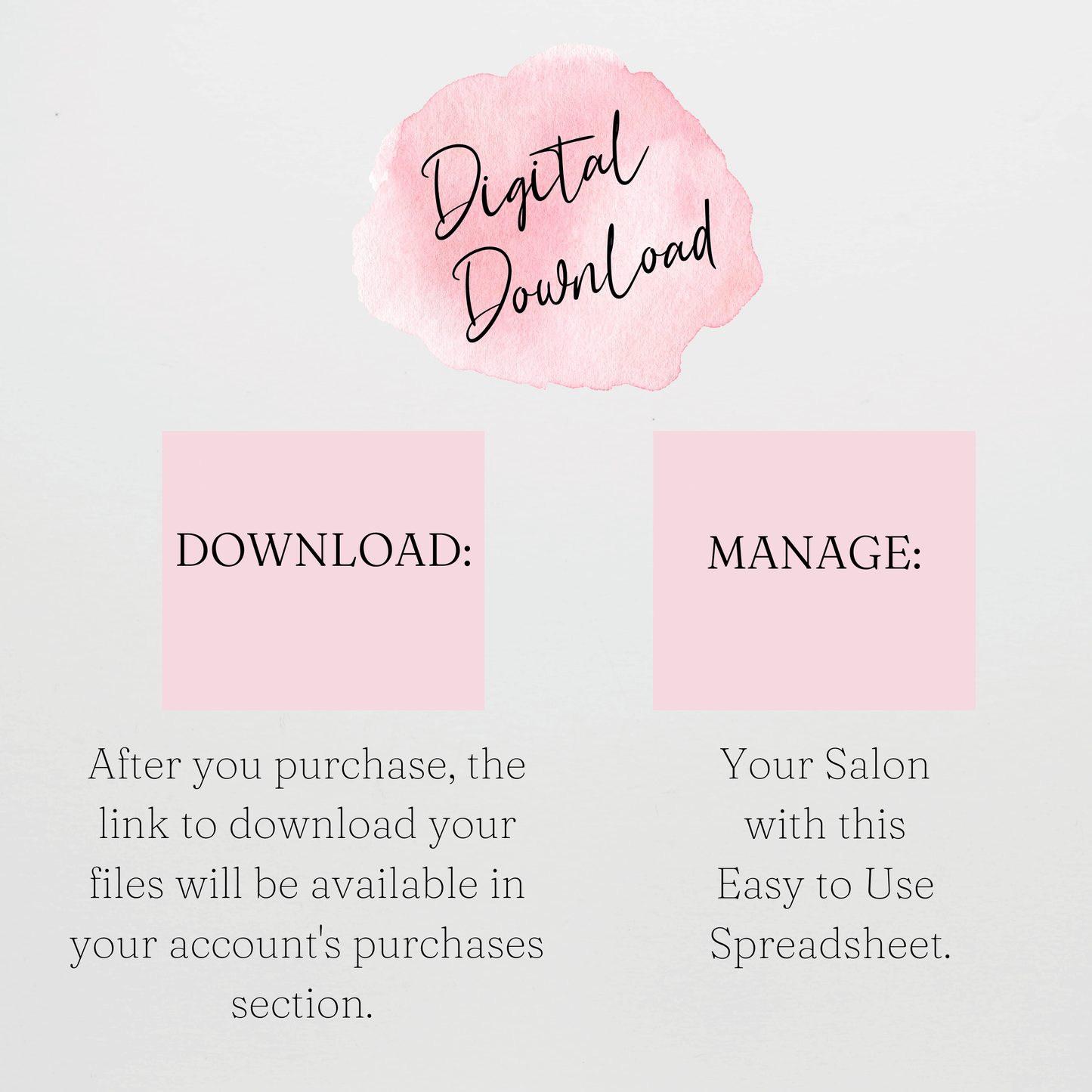 Salon Business Planner Bundle Google Sheet and Excel Spreadsheet