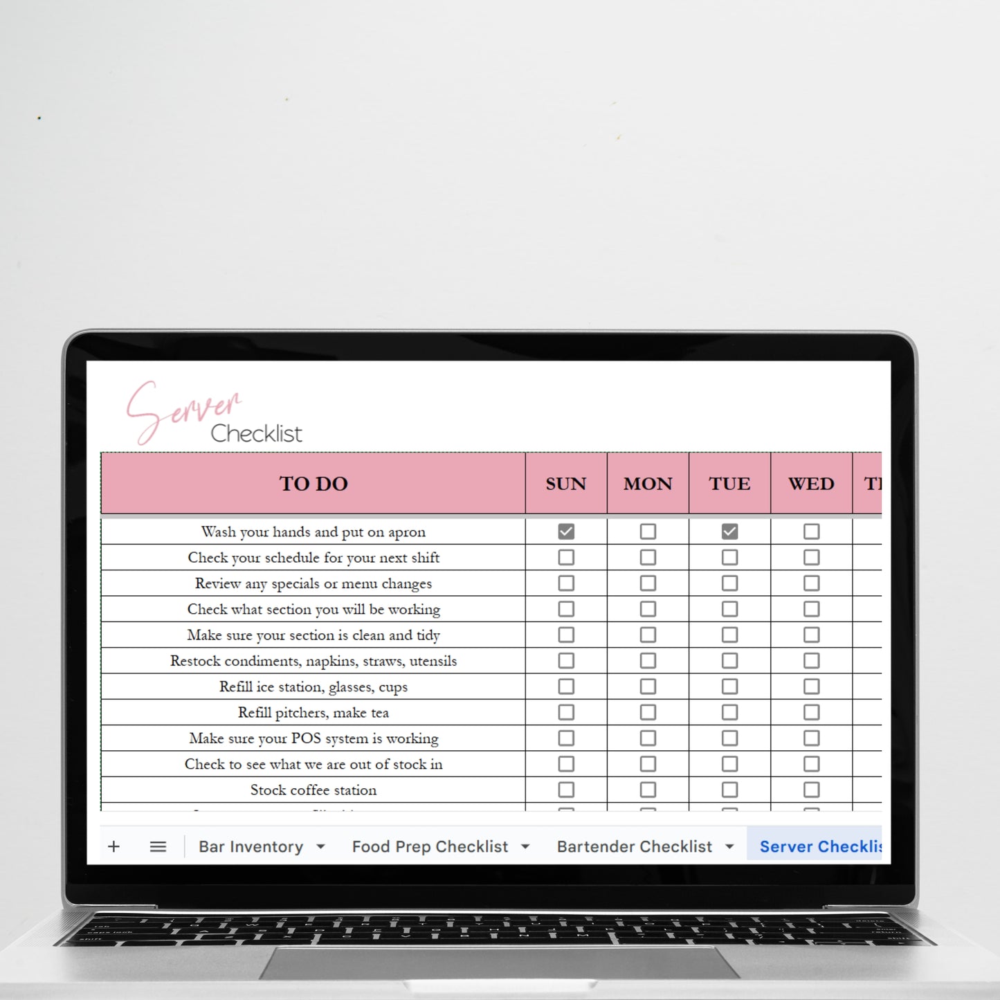 Restaurant Management Templates - Google Sheets & Excel Spreadsheet