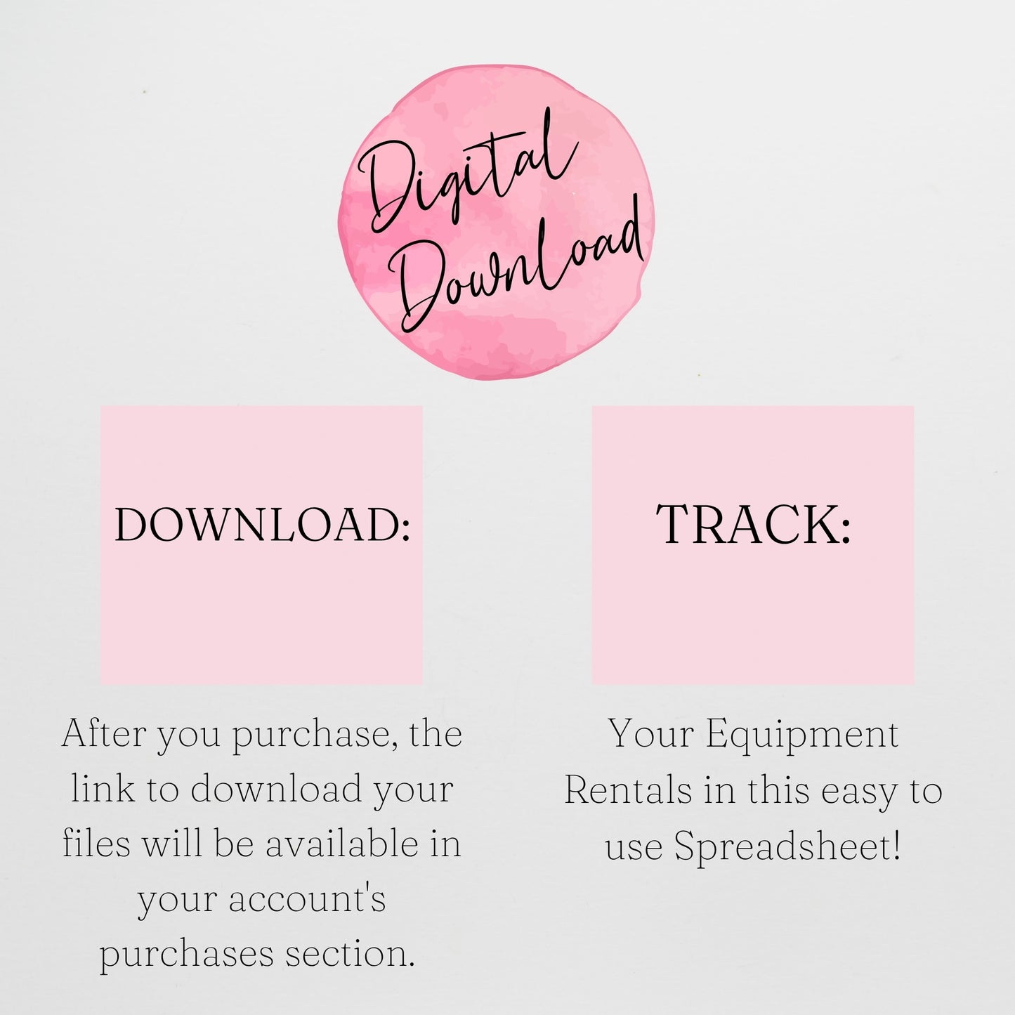 Equipment Rental Tracker Template Google Sheets and Excel Spreadsheet