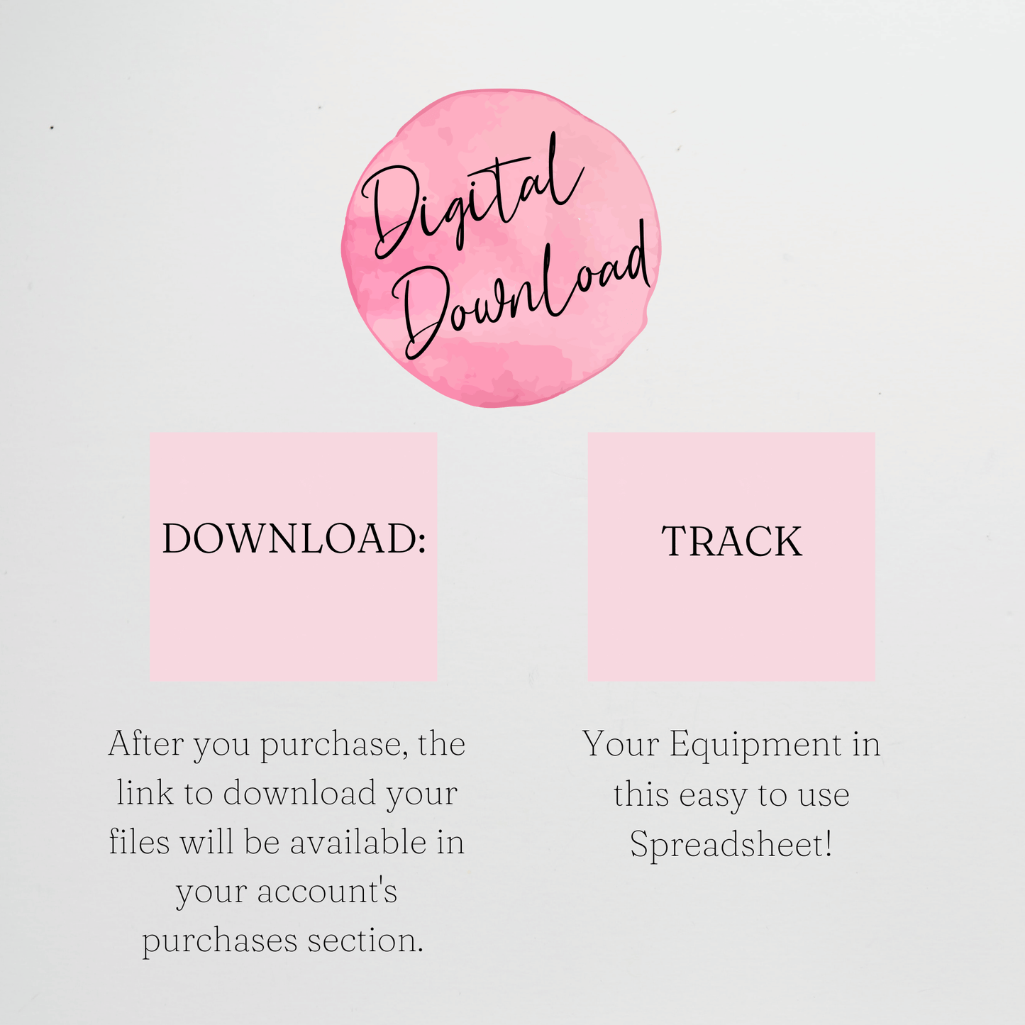 Equipment Tracker Google Sheet, Business or Rental Equipment Inventory Tracker Excel Spreadsheet