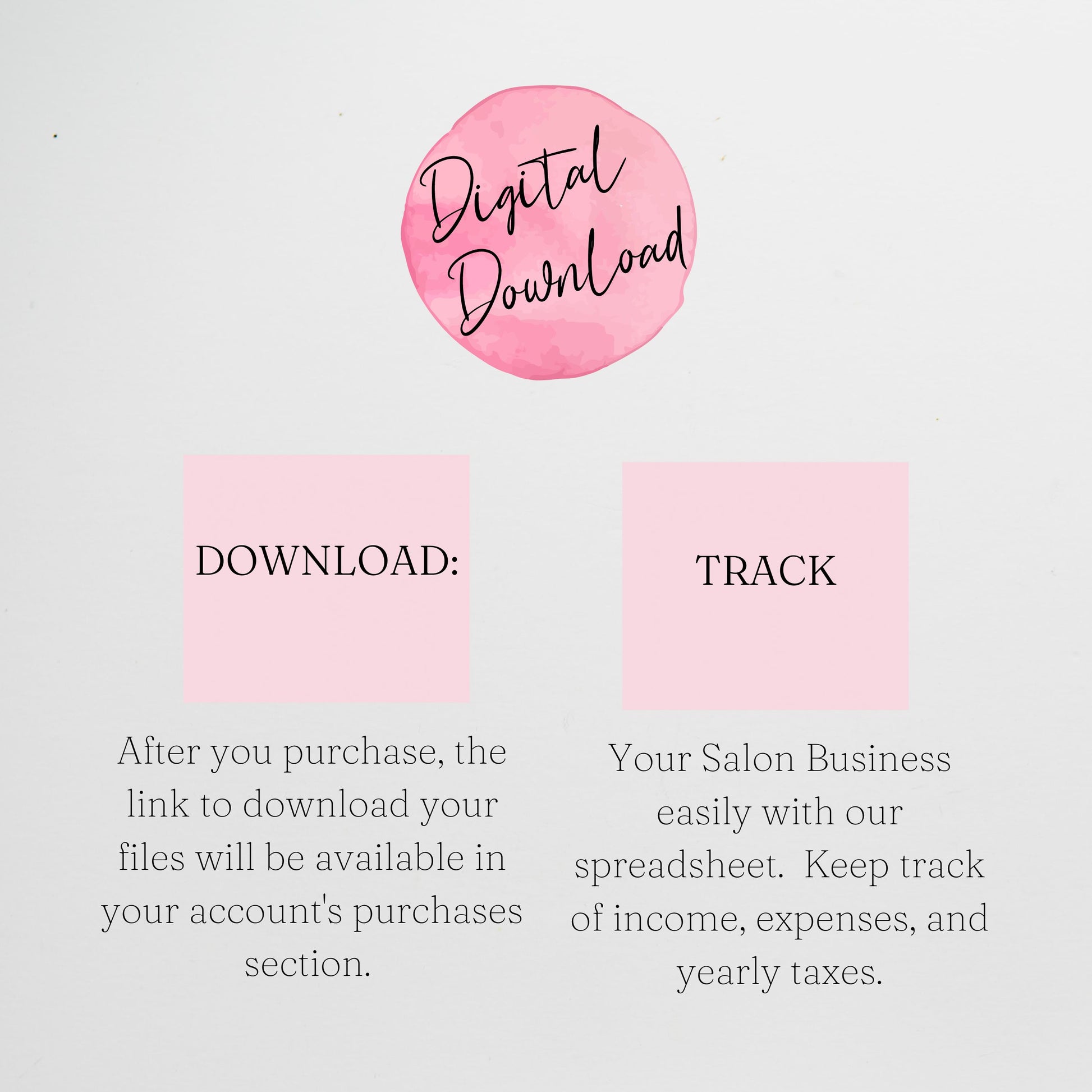 Hair Salon Business Bundle Template Google Sheets Excel Spreadsheet