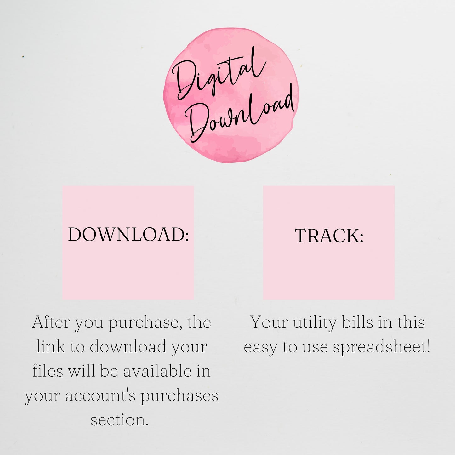 Utility Bill Tracker Template Google Sheets and Excel Spreadsheet