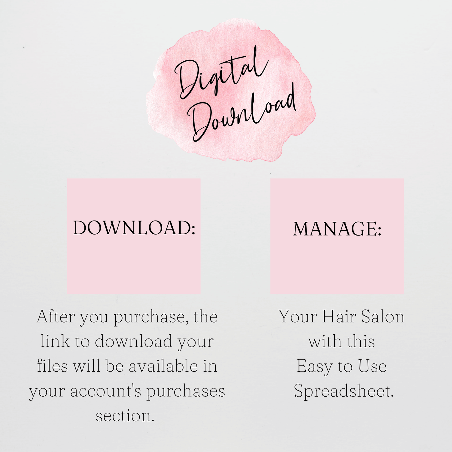 Hair Salon Business Bundle Template Google Sheets Excel Spreadsheet