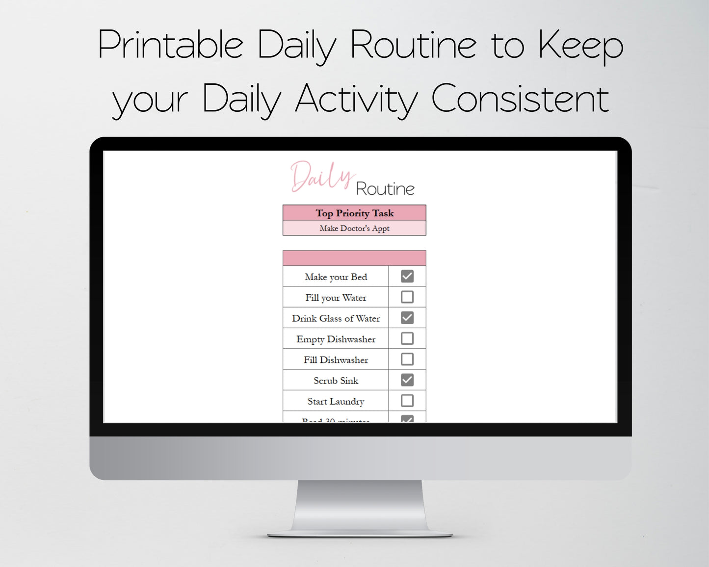 Productivity Planner for Google Sheets & Excel Spreadsheet Template | Digital Planner, Task Tracker, Goal Tracker & Time Blocking Templates