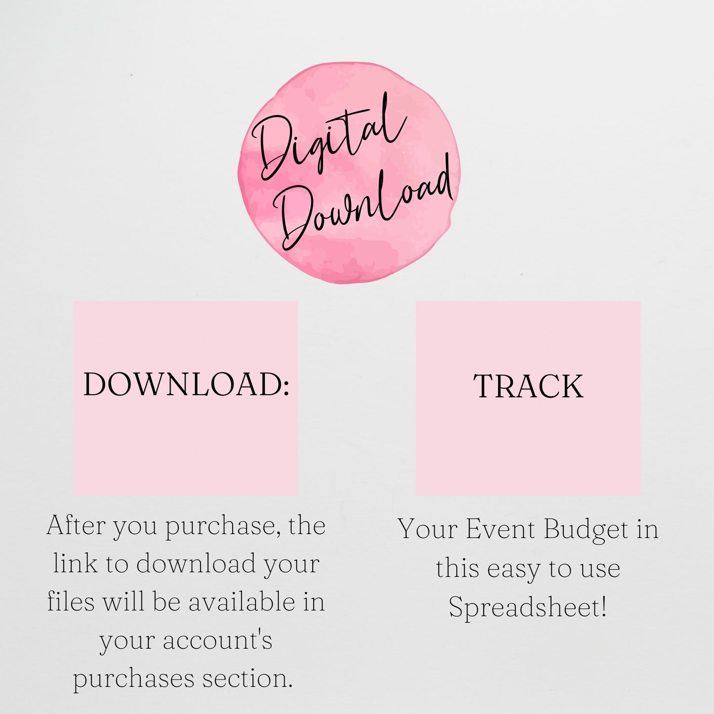 Event Budget Template Google Sheets and Excel Spreadsheet