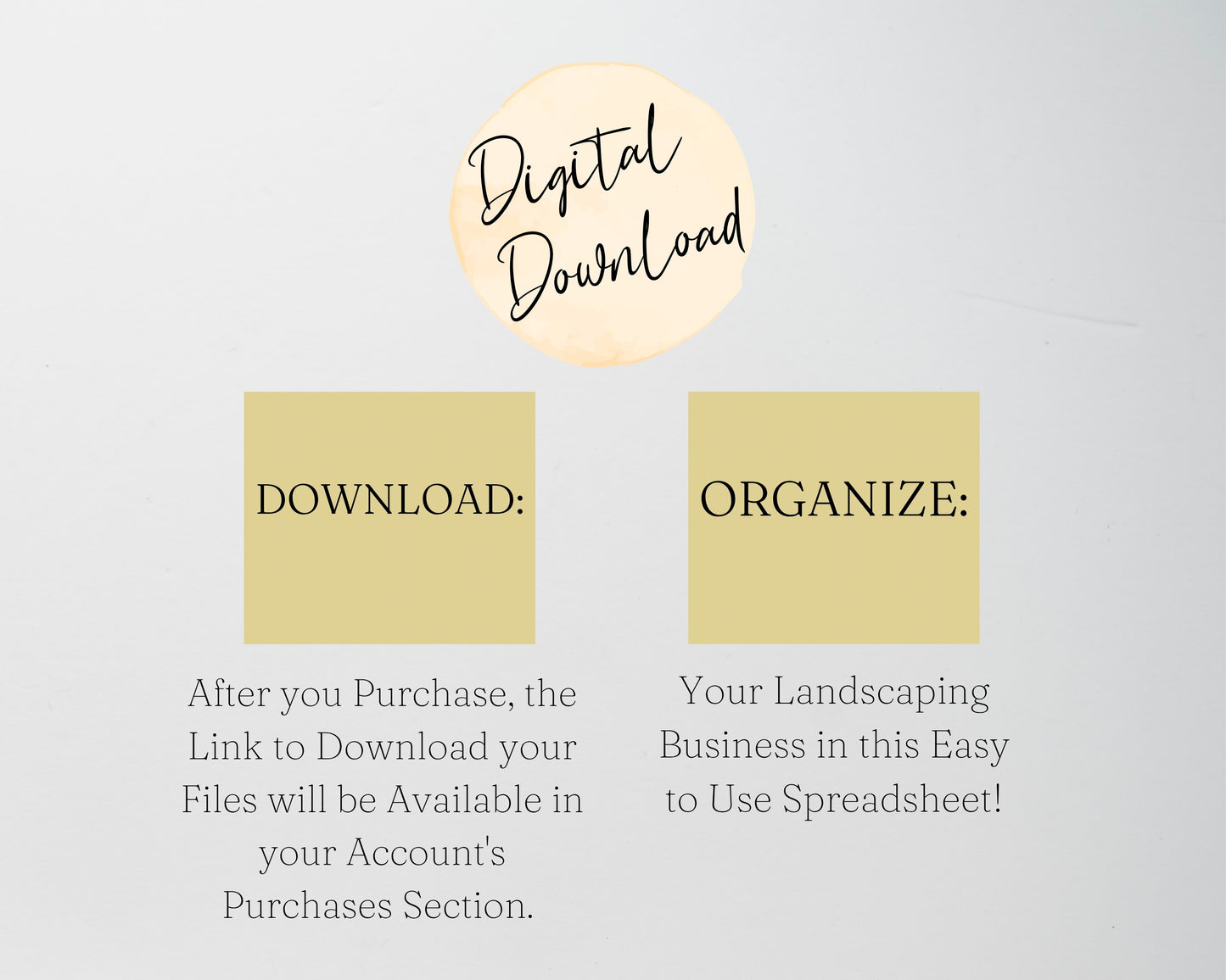 Landscaping Business Planner | Google Sheets & Excel Spreadsheet Template for Lawn Care, Landscaping & Outdoor Service Businesses