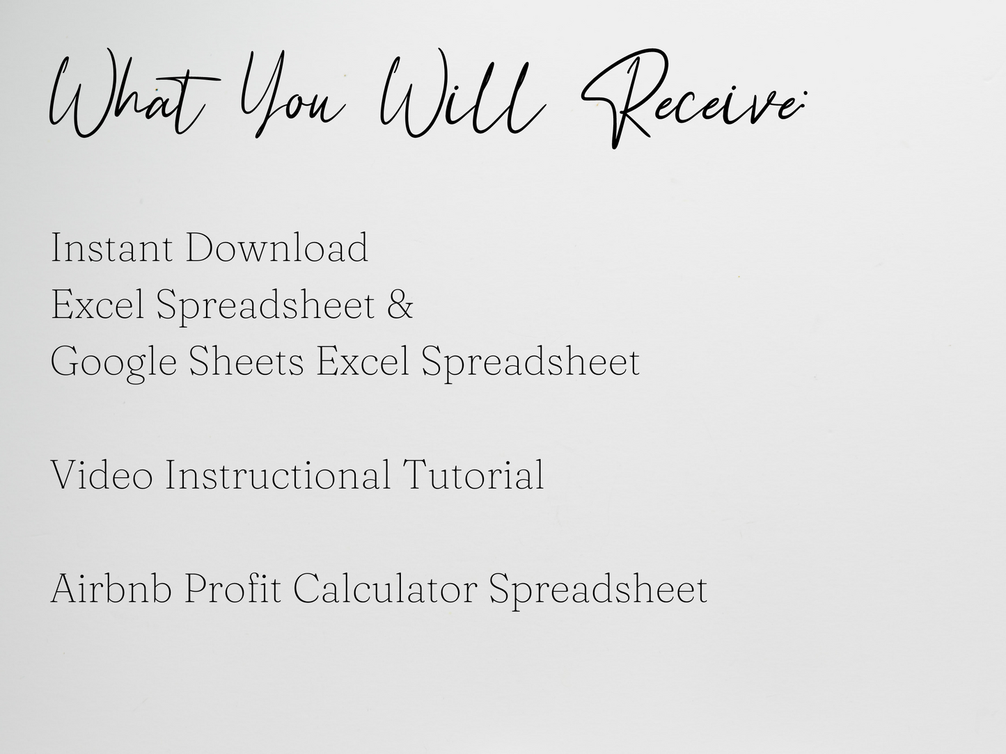 Rental Profit Calculator Template Google Sheets Excel Spreadsheet