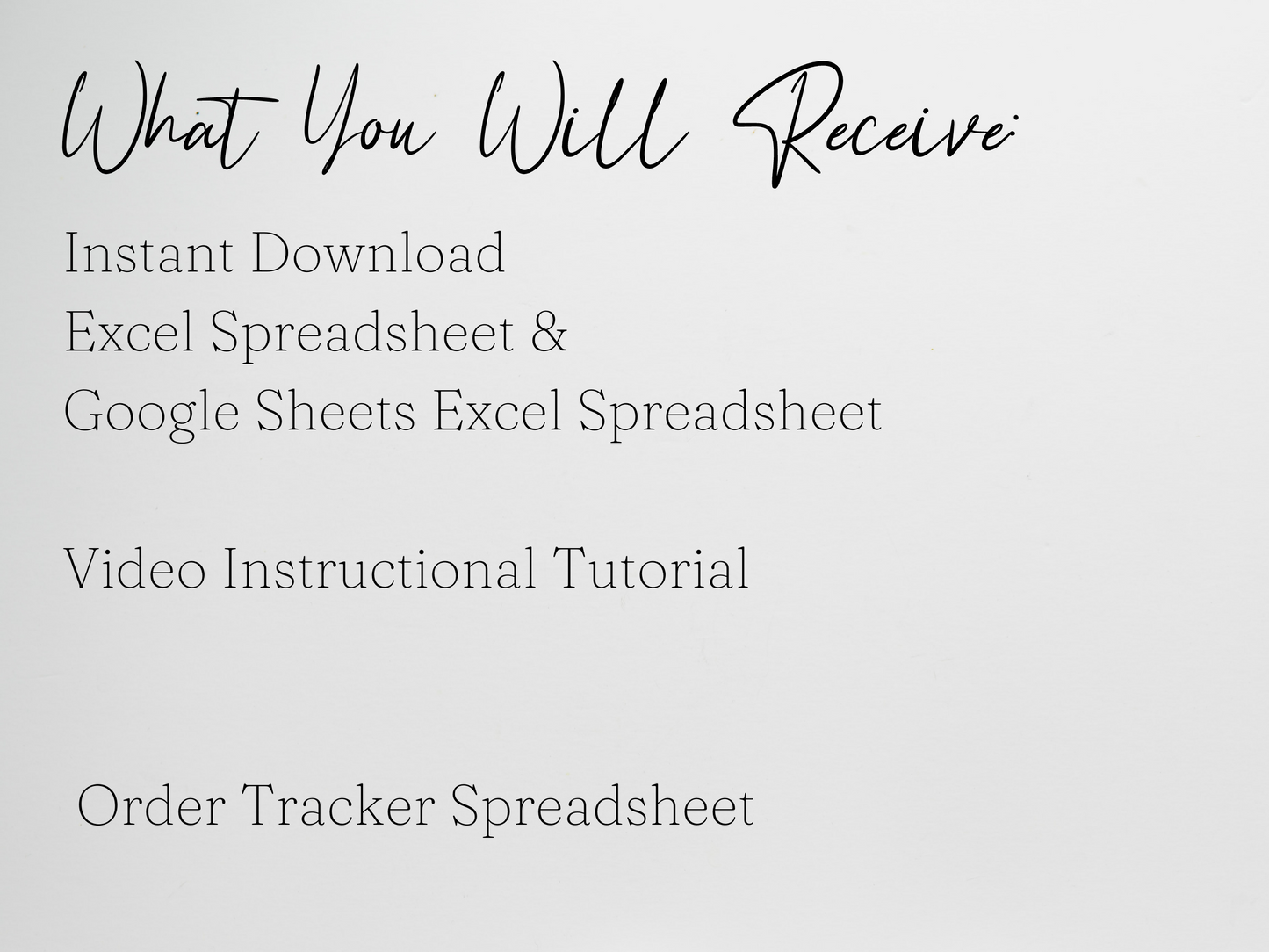 Order Tracker Template Google Sheets Excel Spreadsheet