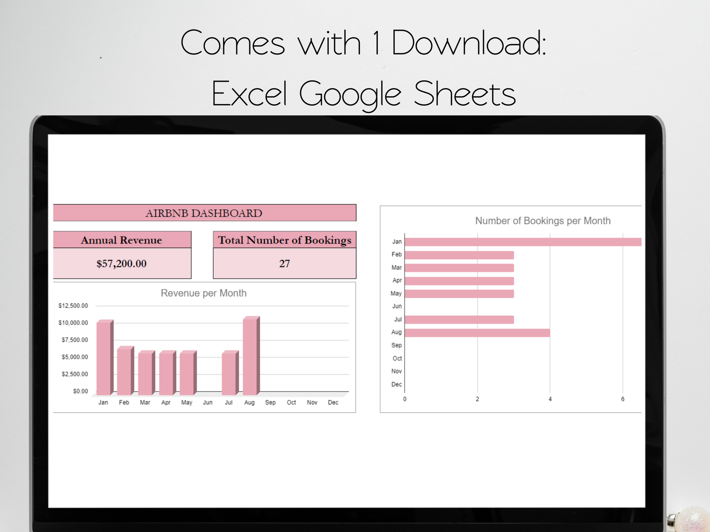 Ultimate Airbnb Planner Template Google Sheets Excel Spreadsheet