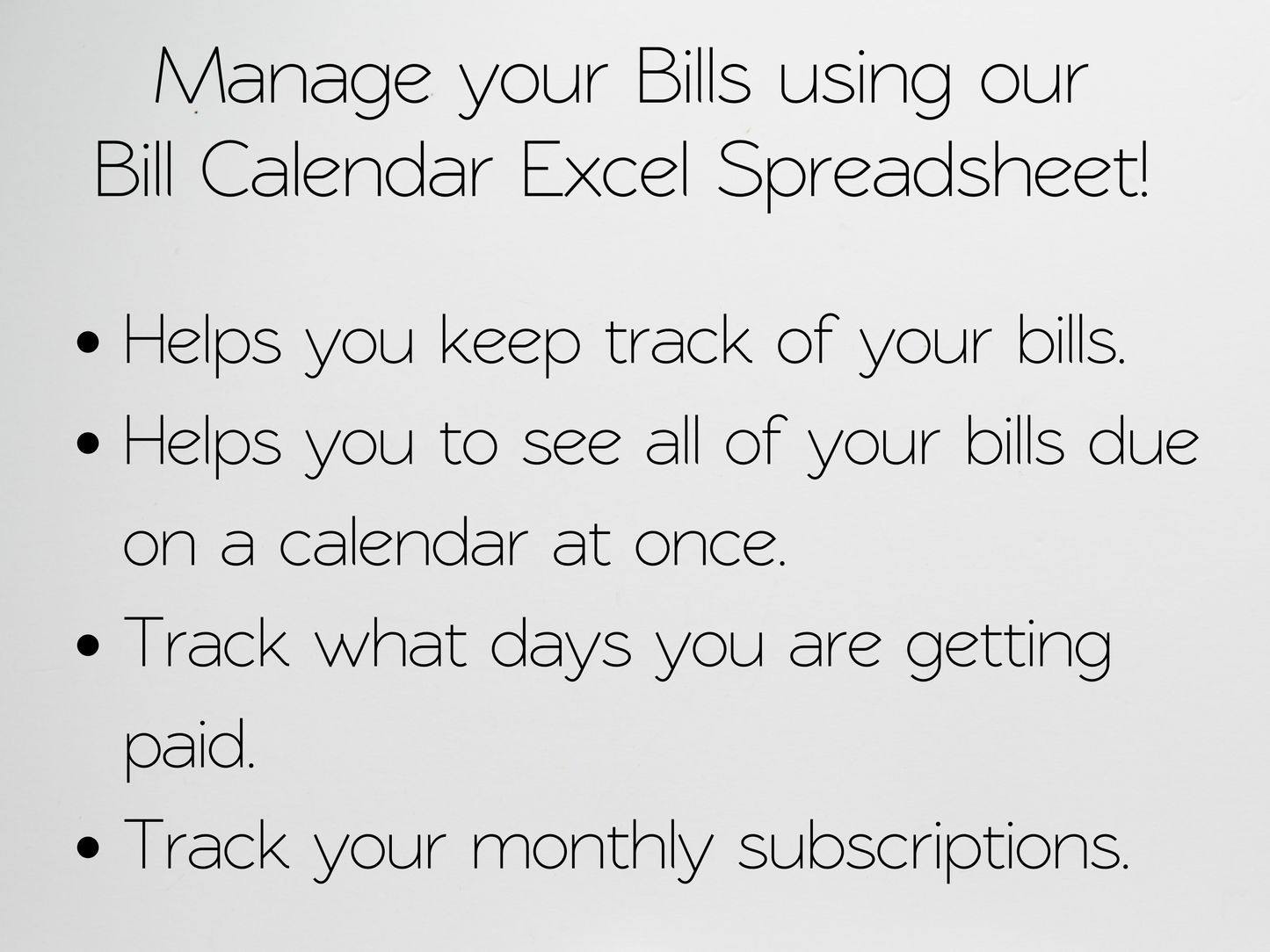 Bill Calendar Template Google Sheets Excel Spreadsheet