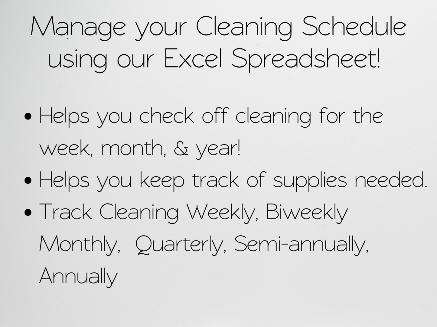 Cleaning Checklist Template Google Sheets Excel Spreadsheet